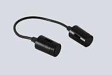 Линейный коннектор с двойным фиксатором для гибкой магнитной системы Crystal Lux CLT 0.217 04 BL